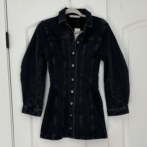 Abercrombie & Fitch Black Denim Dress